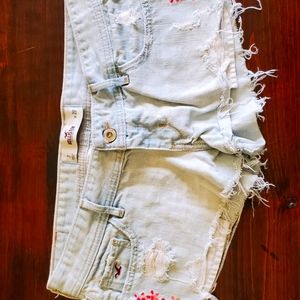 Holister short shorts Jean size 7
